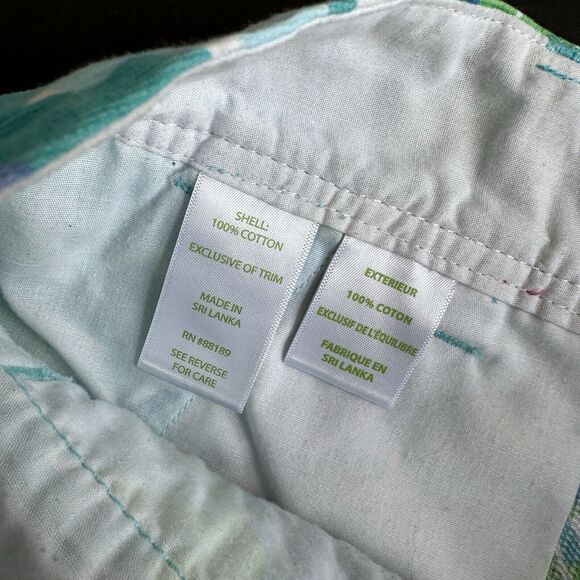 Lilly Pulitzer The Walsh Short “Agate Green Lazy River” Size 6 Blue - Picture 9 of 10